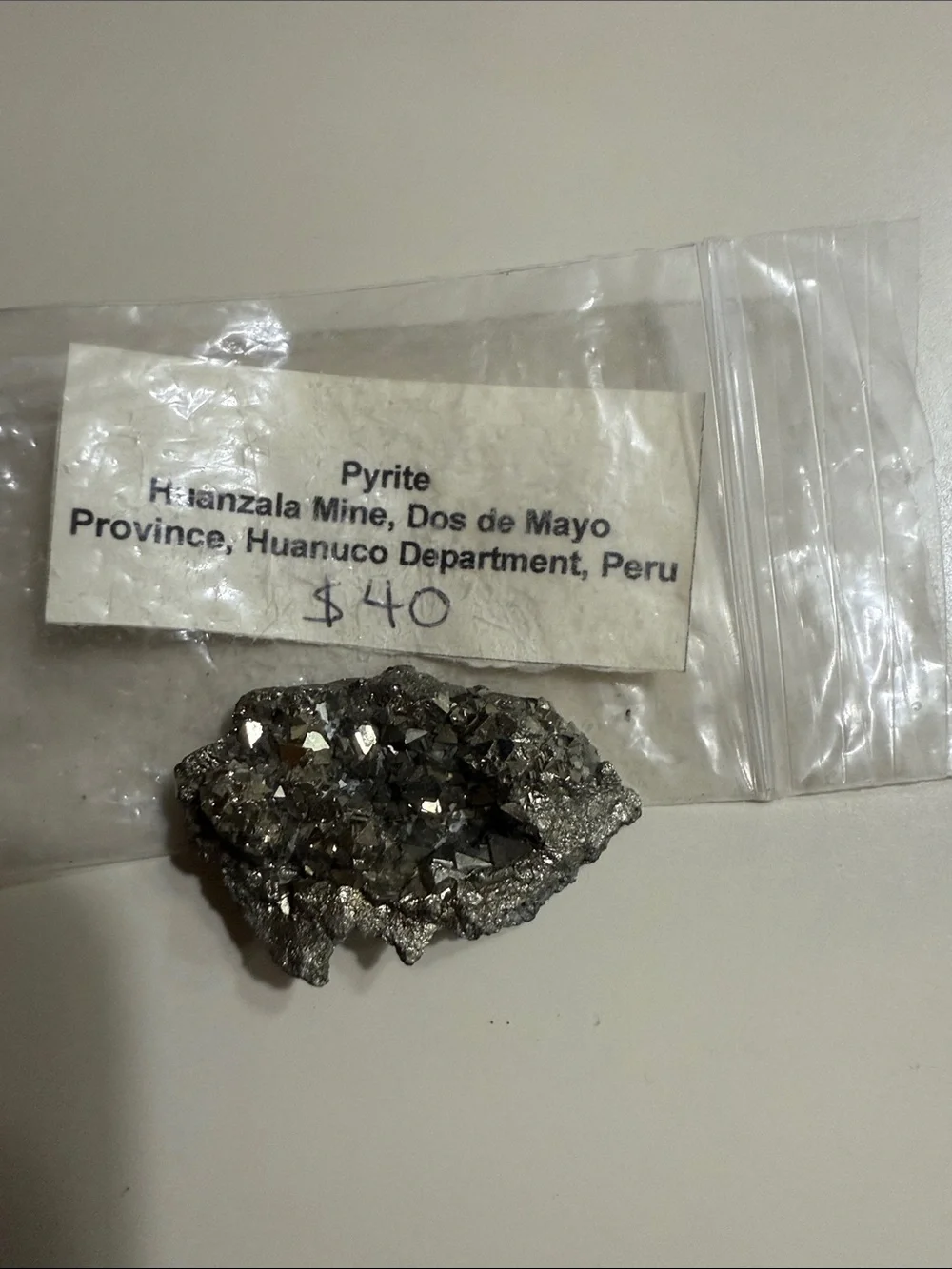 Pyrite Cluster Decorative Stone - Silver